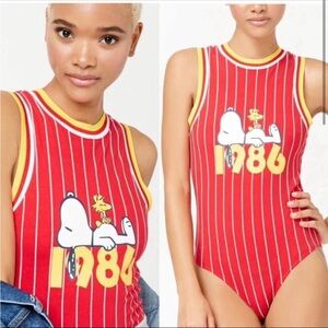 Vintage snoopy bodysuit